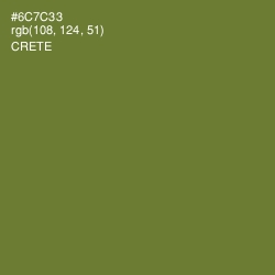 #6C7C33 - Crete Color Image