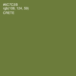 #6C7C3B - Crete Color Image