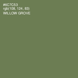 #6C7C53 - Willow Grove Color Image