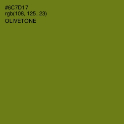 #6C7D17 - Olivetone Color Image