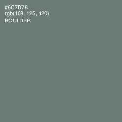 #6C7D78 - Boulder Color Image