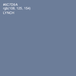 #6C7D9A - Lynch Color Image