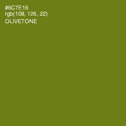 #6C7E16 - Olivetone Color Image