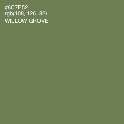 #6C7E52 - Willow Grove Color Image