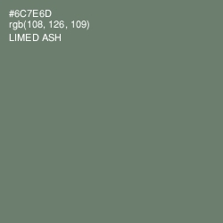 #6C7E6D - Limed Ash Color Image