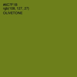 #6C7F1B - Olivetone Color Image