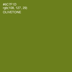 #6C7F1D - Olivetone Color Image
