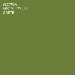 #6C7F3A - Crete Color Image