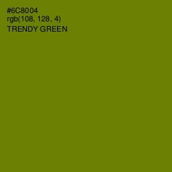 #6C8004 - Trendy Green Color Image