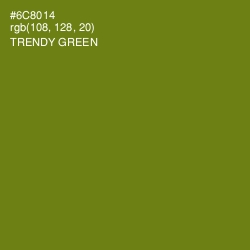#6C8014 - Trendy Green Color Image