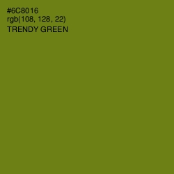 #6C8016 - Trendy Green Color Image