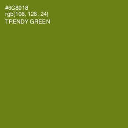 #6C8018 - Trendy Green Color Image