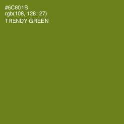 #6C801B - Trendy Green Color Image