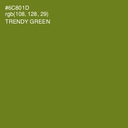 #6C801D - Trendy Green Color Image