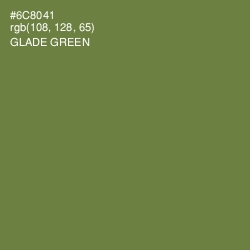 #6C8041 - Glade Green Color Image