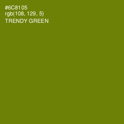 #6C8105 - Trendy Green Color Image