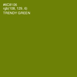 #6C8106 - Trendy Green Color Image
