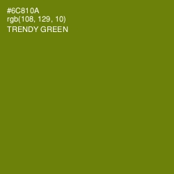 #6C810A - Trendy Green Color Image