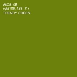 #6C810B - Trendy Green Color Image