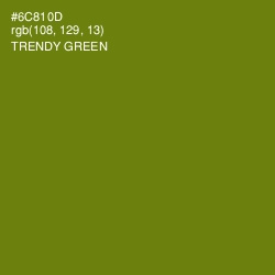 #6C810D - Trendy Green Color Image