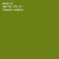 #6C8115 - Trendy Green Color Image