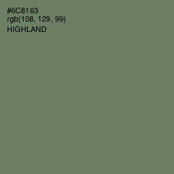 #6C8163 - Highland Color Image