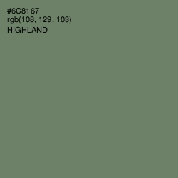 #6C8167 - Highland Color Image