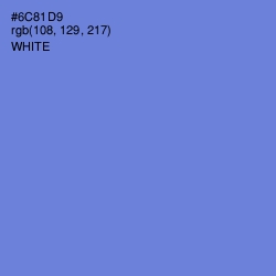 #6C81D9 - Danube Color Image