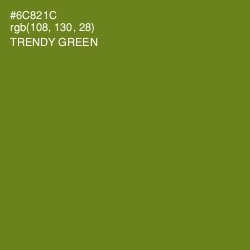 #6C821C - Trendy Green Color Image