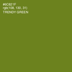 #6C821F - Trendy Green Color Image