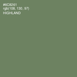 #6C8261 - Highland Color Image