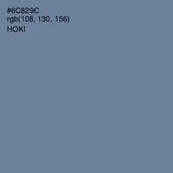 #6C829C - Hoki Color Image