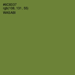 #6C8337 - Wasabi Color Image