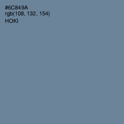 #6C849A - Hoki Color Image