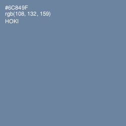 #6C849F - Hoki Color Image