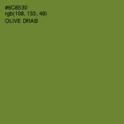 #6C8530 - Olive Drab Color Image