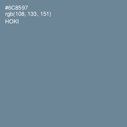 #6C8597 - Hoki Color Image