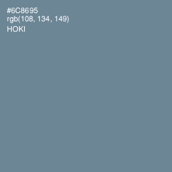 #6C8695 - Hoki Color Image