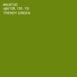 #6C870D - Trendy Green Color Image