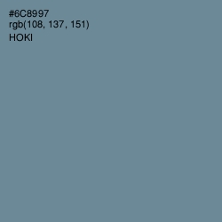 #6C8997 - Hoki Color Image