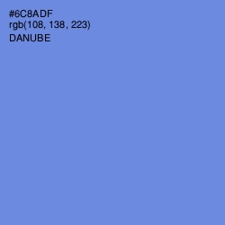 #6C8ADF - Danube Color Image