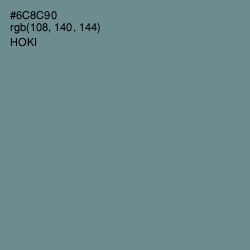 #6C8C90 - Hoki Color Image