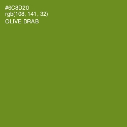 #6C8D20 - Olive Drab Color Image