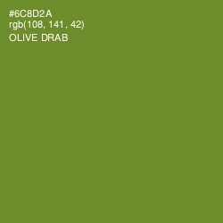 #6C8D2A - Olive Drab Color Image