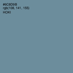 #6C8D9B - Hoki Color Image