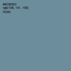 #6C8D9C - Hoki Color Image