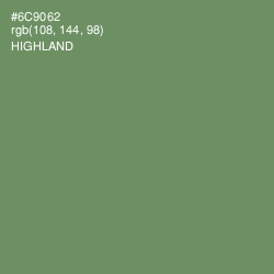 #6C9062 - Highland Color Image