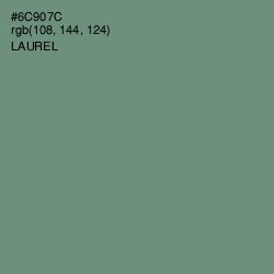 #6C907C - Laurel Color Image