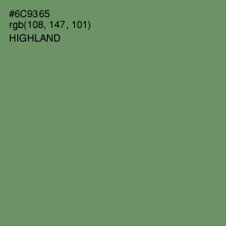 #6C9365 - Highland Color Image