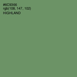 #6C9366 - Highland Color Image